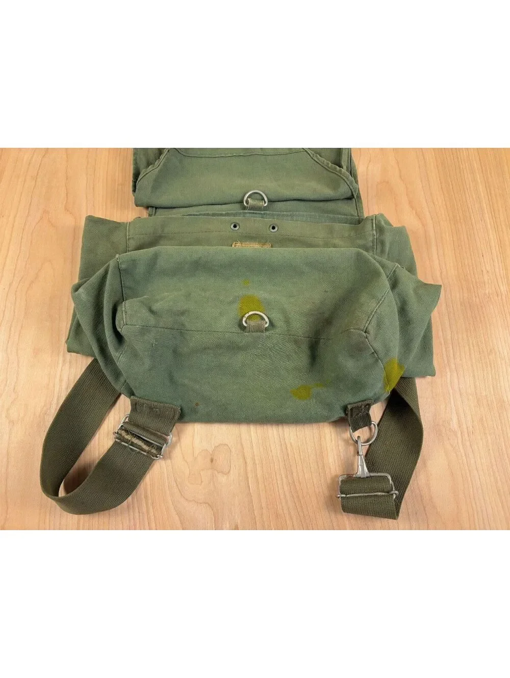 Vintage 60s Kumfort Boys Pack Byer Mfg Orono Maine canvas backpack